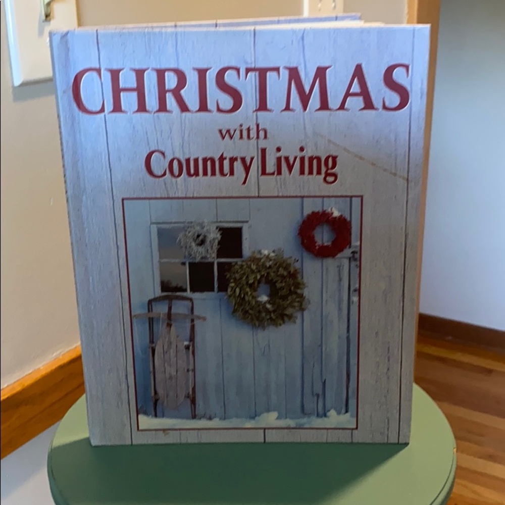 Christmas with Country Living hardcover book